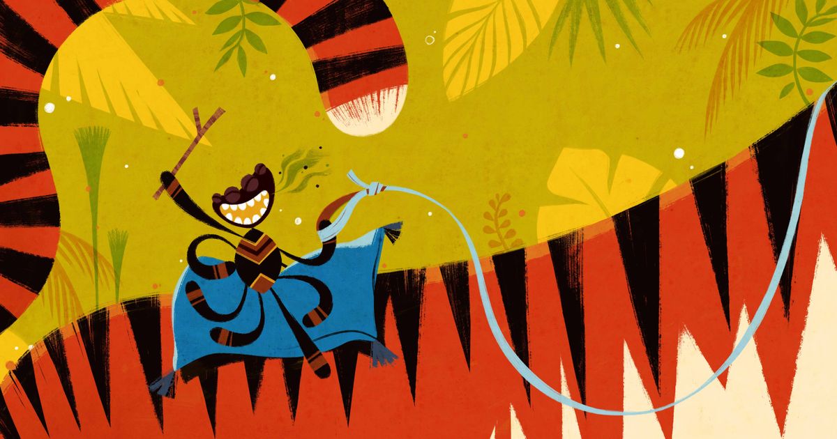 Anansi de spin viert feest! (3+) — Klein Amsterdam Producties